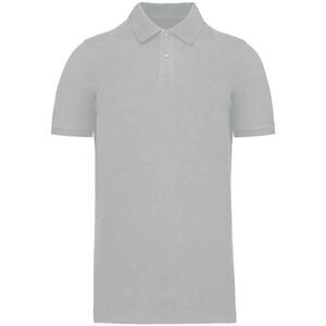 Kariban Mens Pique Natural Polo Shirt / Snow Grey